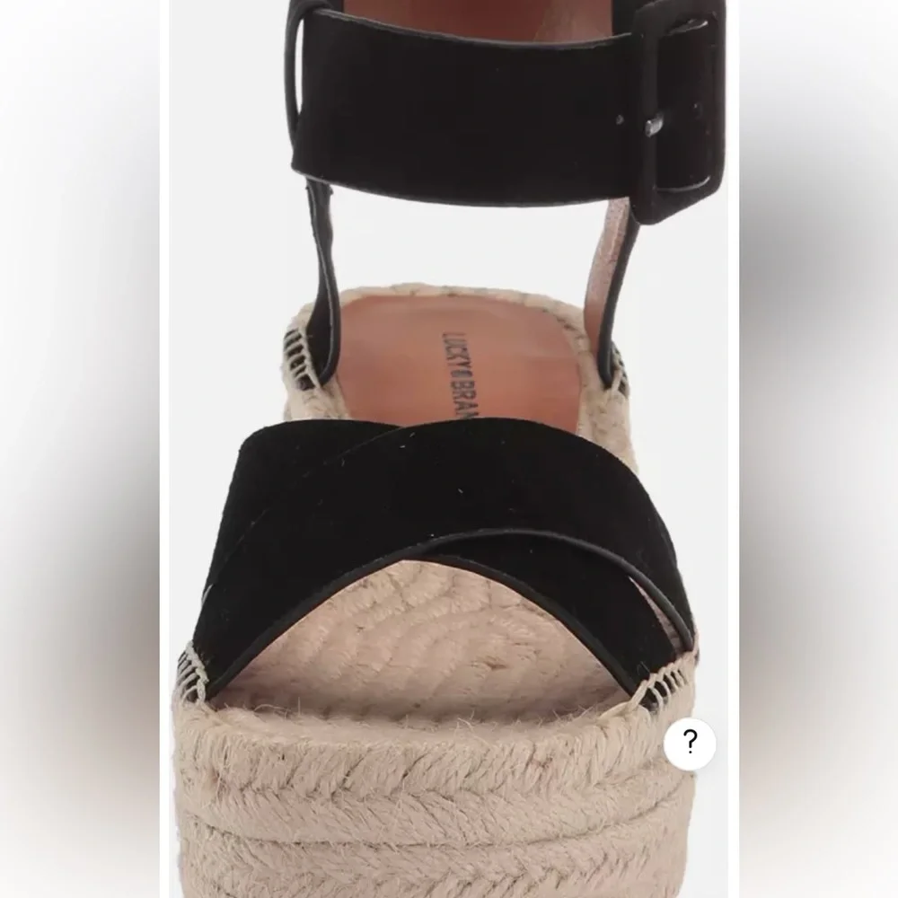 Lucky Brand Women's Audrinah Espadrille Wedge Sandal size 7